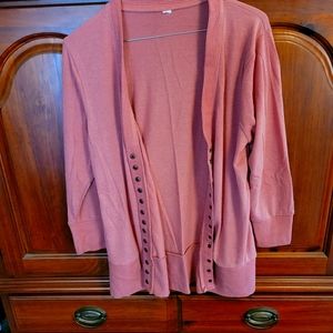 Snap button cardigan